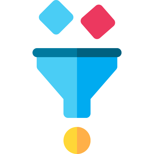 Funnel Basic Rounded Flat icon