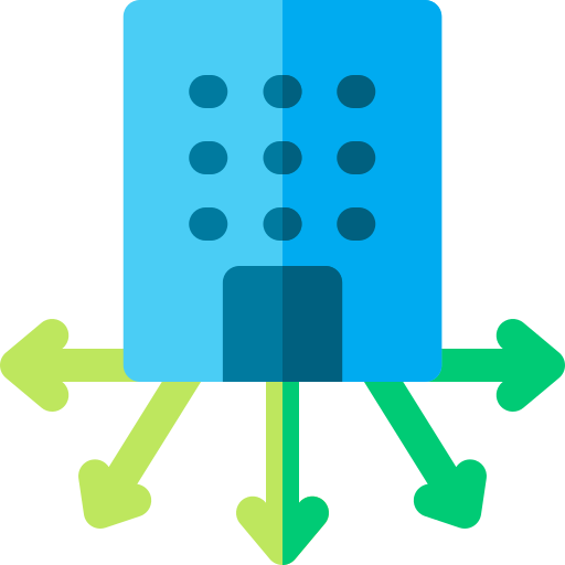 strategia biznesowa Basic Rounded Flat ikona