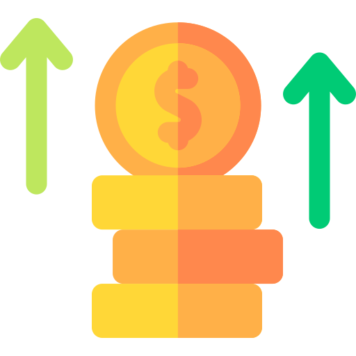 investition Basic Rounded Flat icon