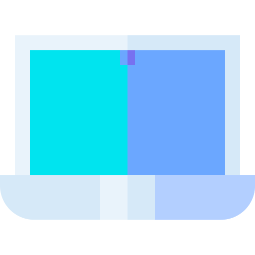 노트북 Basic Straight Flat icon