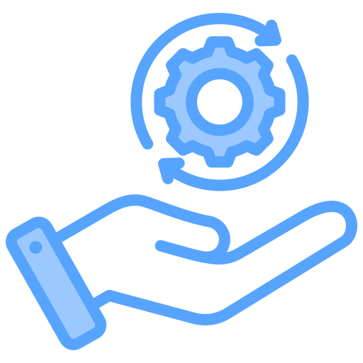 Change Management Generic Blue icon