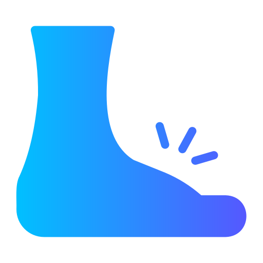 voet Generic Flat Gradient icoon