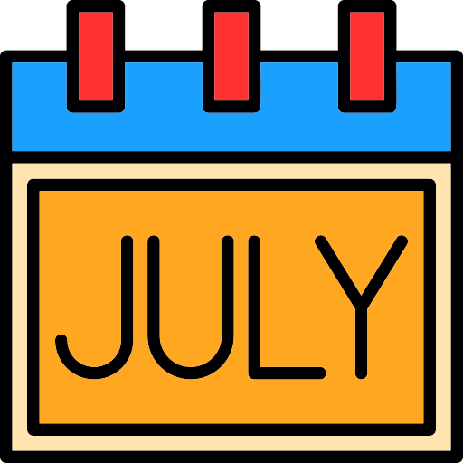 Month Generic Outline Color icon