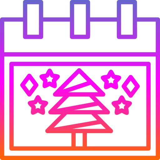 Árbol de navidad Generic Gradient icono