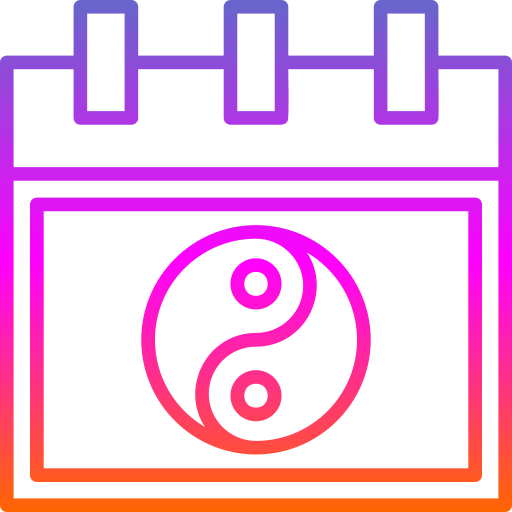 calendrier Generic Gradient Icône