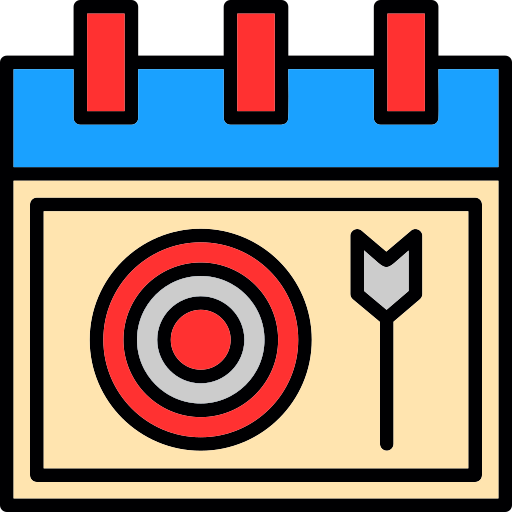 Goal Generic Outline Color icon