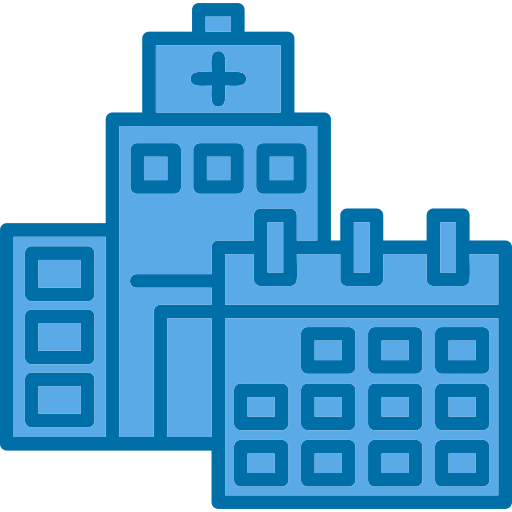 krankenhaus Generic Blue icon