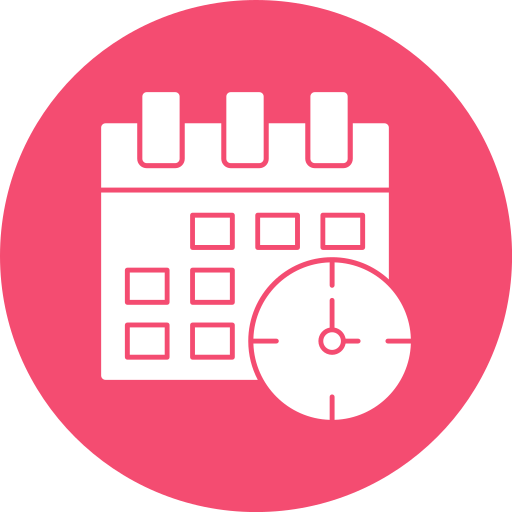 time and date Generic Mixed icon