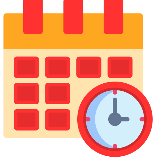 Time and date Generic Flat icon