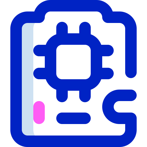 회로 기판 Super Basic Orbit Color icon