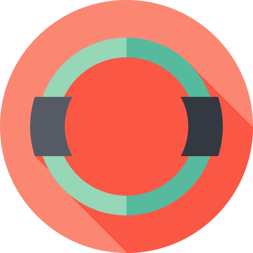 hoepel Flat Circular Flat icoon