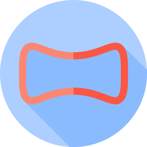 elastiekje Flat Circular Flat icoon