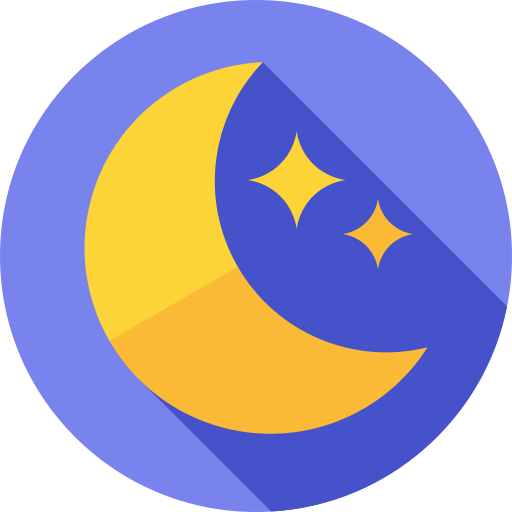 休み Flat Circular Flat icon