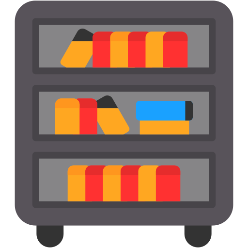 Book shelf Generic Flat icon