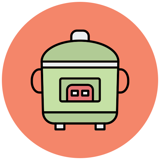 炊飯器 Generic Outline Color icon