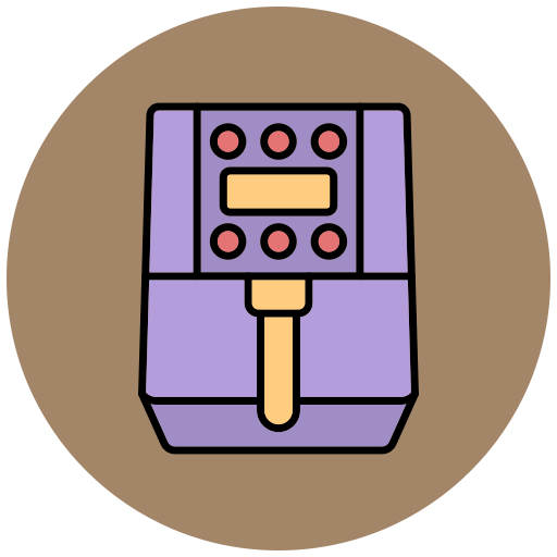 Air fryer Generic Outline Color icon