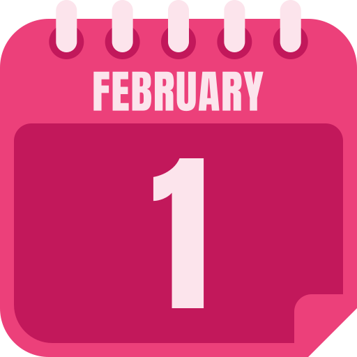 1 февраля Generic Flat иконка