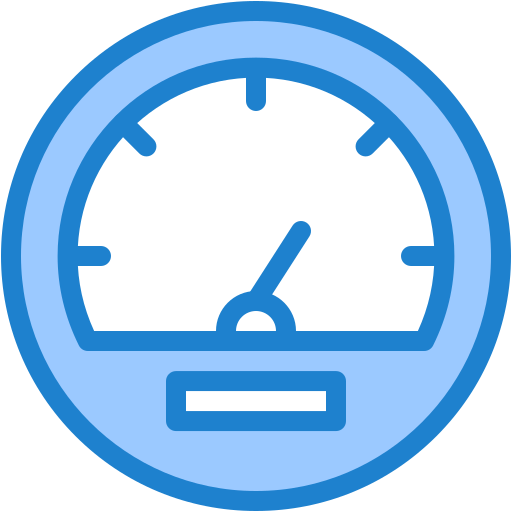 tachometer Generic Blue icon