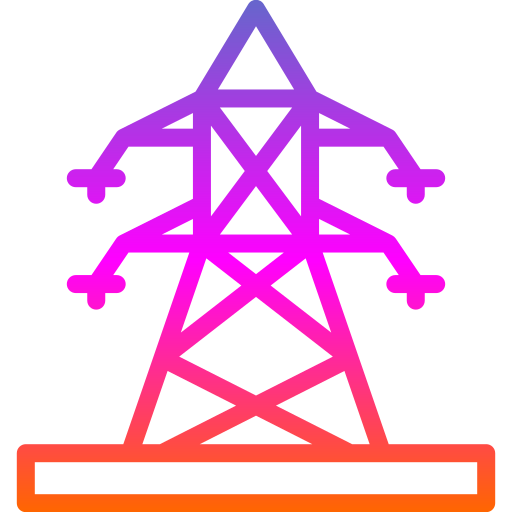 Электрический столб Generic Gradient иконка