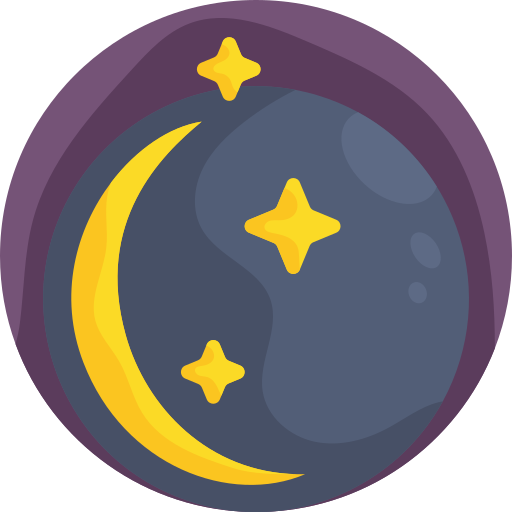 luna nueva Generic Flat icono