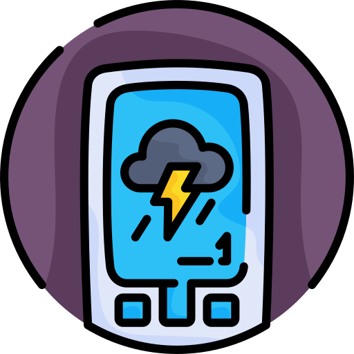 wetter app Generic Outline Color icon