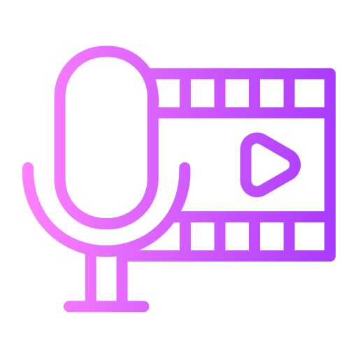 Movies podcast Generic Gradient icon