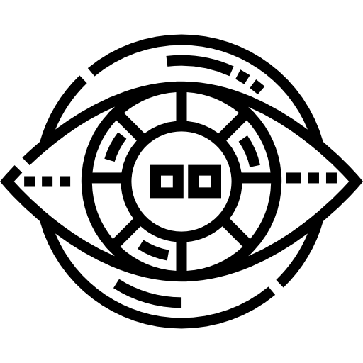 ヴィジョン Detailed Straight Lineal icon