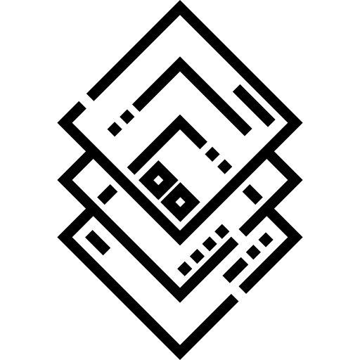 レイヤー Detailed Straight Lineal icon