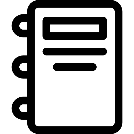 taccuino Basic Rounded Lineal icona