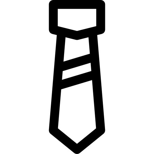 넥타이 Basic Rounded Lineal icon