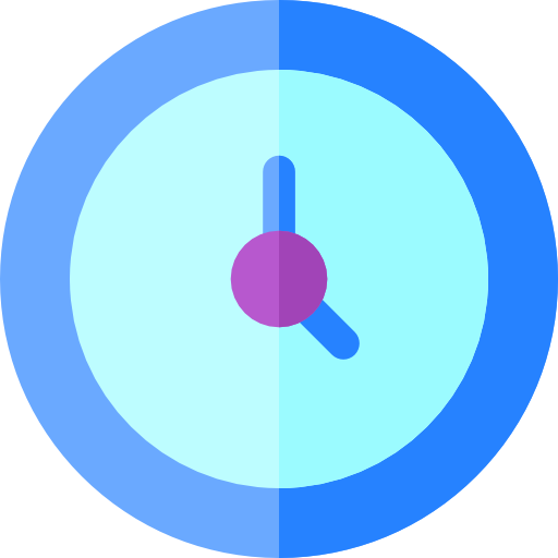 時計 Basic Rounded Flat icon