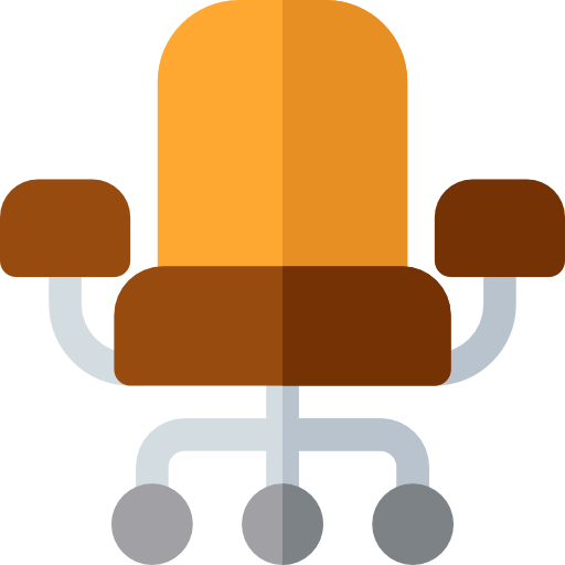 stoel Basic Rounded Flat icoon