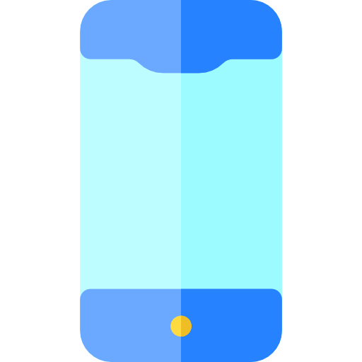 teléfono inteligente Basic Rounded Flat icono