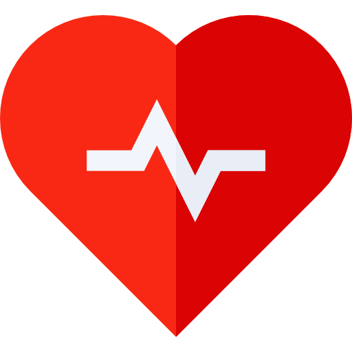 Heartbeat Basic Straight Flat icon