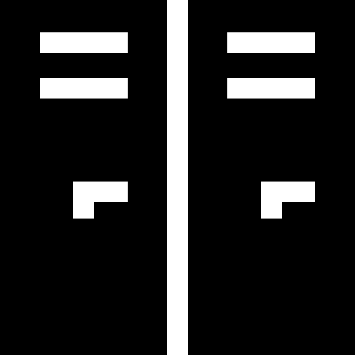 ロッカー Basic Straight Filled icon