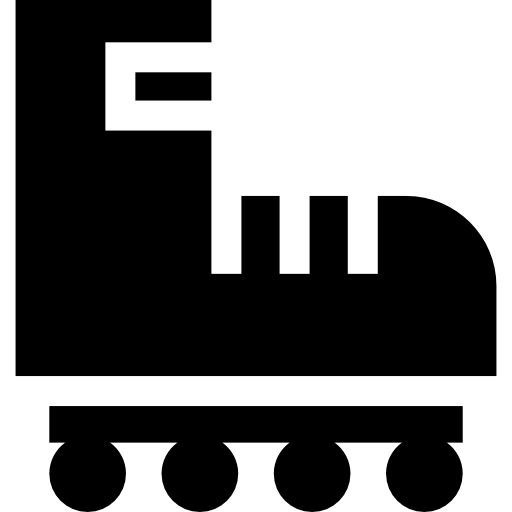 ローラースケート Basic Straight Filled icon