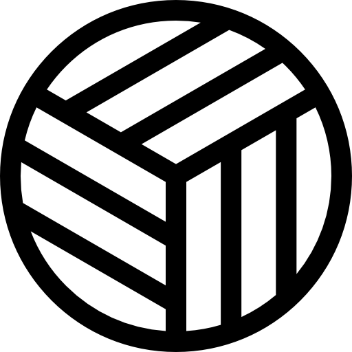 vóleibol Basic Straight Lineal icono