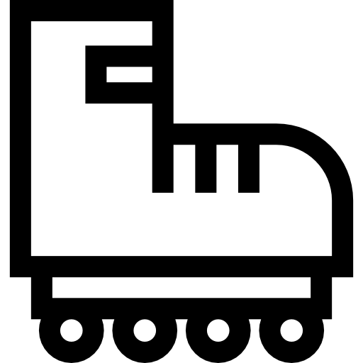 rollschuh Basic Straight Lineal icon