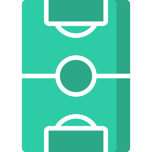 fussballplatz Special Flat icon