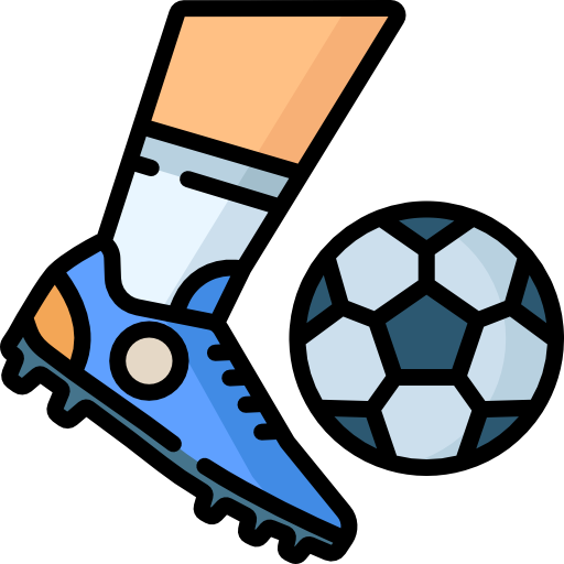 giocatore di calcio Special Lineal color icona