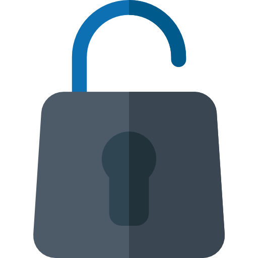 Lock Basic Rounded Flat icon