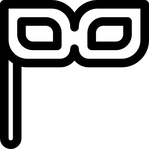augenmaske Basic Rounded Lineal icon
