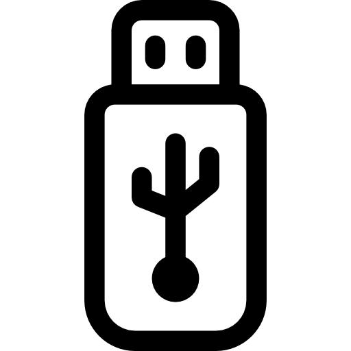 플래쉬 드라이브 Basic Rounded Lineal icon