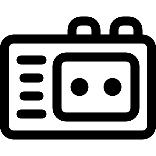 レコーダー Basic Rounded Lineal icon