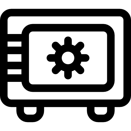금고 Basic Rounded Lineal icon