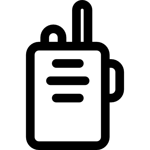 トランシーバー Basic Rounded Lineal icon