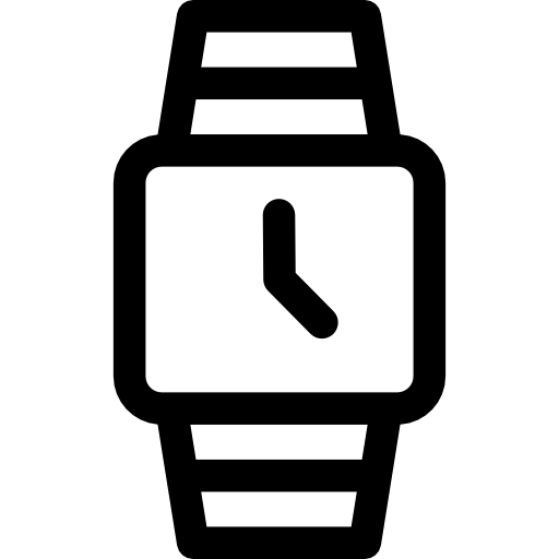 손목 시계 Basic Rounded Lineal icon