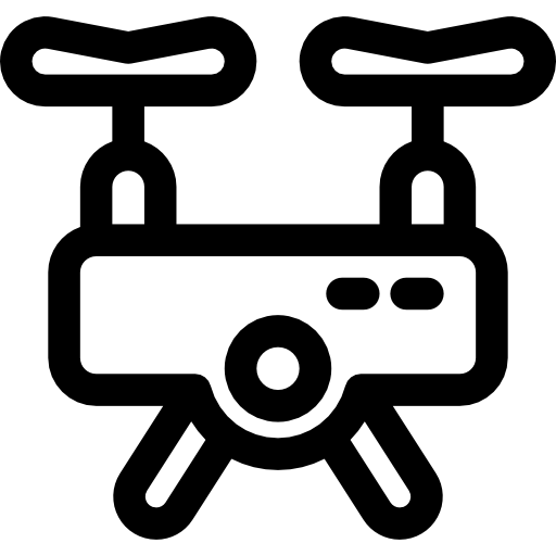 Дрон Basic Rounded Lineal иконка