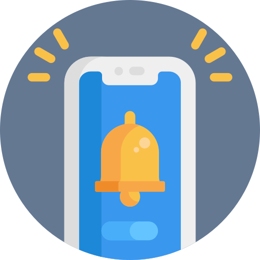 smartfon Detailed Flat Circular Flat ikona