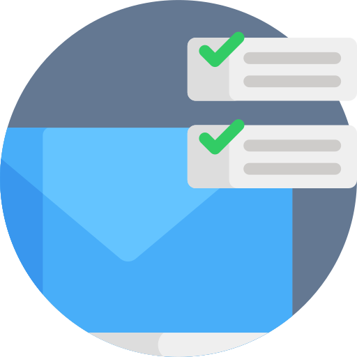 Mail Detailed Flat Circular Flat icon